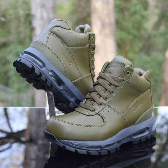 Nike Air Max Goadome Size 7Y Olive Green Canvas - Picture 2 of 15